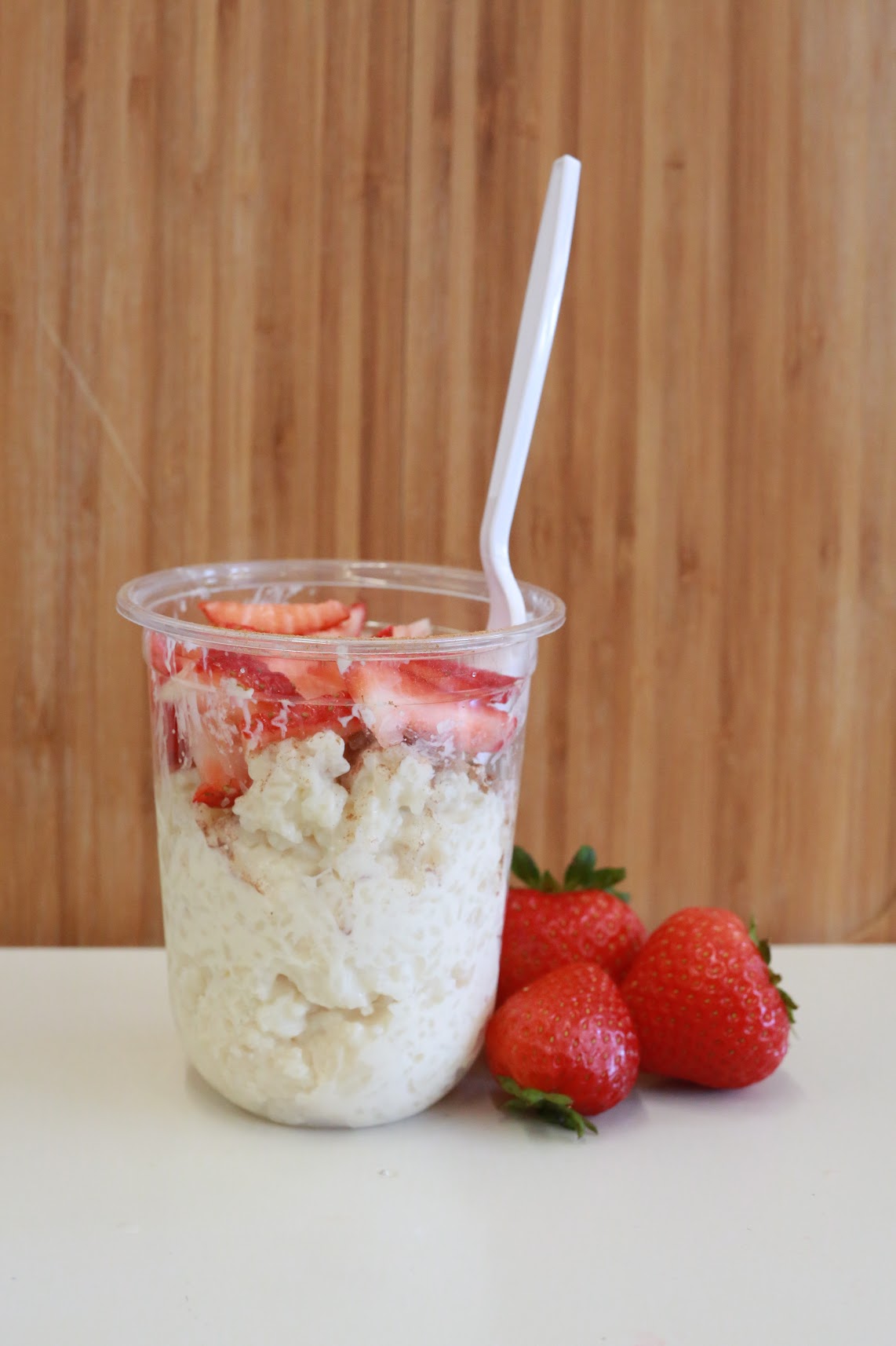 Arroz Con Leche with Strawberry